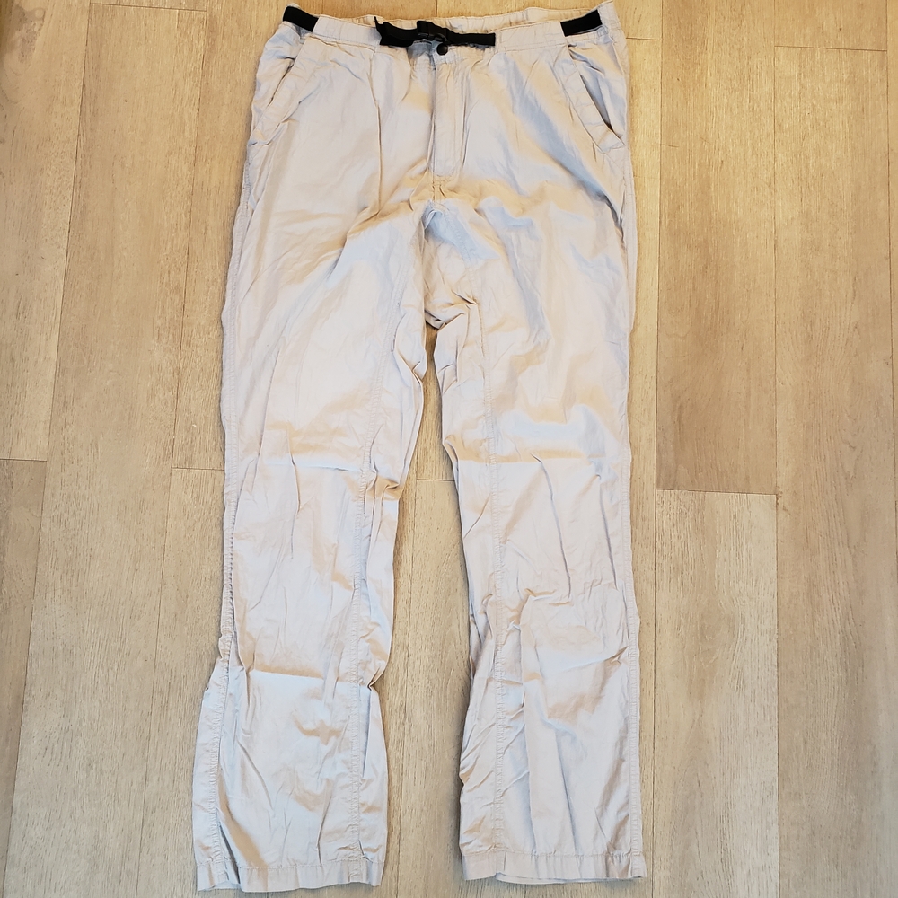 Kavu Light Tan Cargo Pants Tall Size 38
